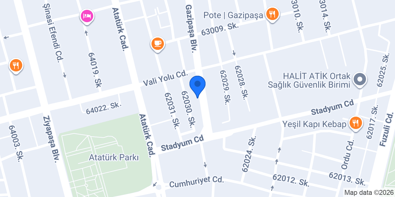 Diş Hekimi Ömer GENÇ konumu