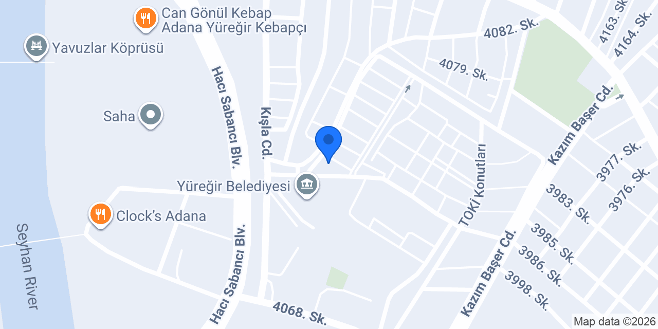 Mavi Düş Organizasyon konumu