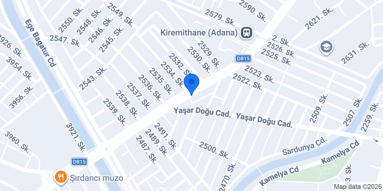 Hamza Efendi - Kozan Yolu (Dervişler Mah.) konumu