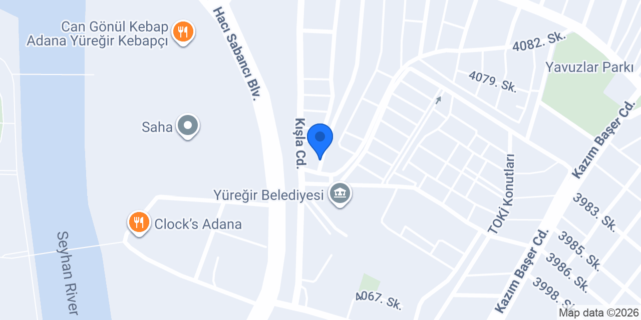 Yılmaz Cam konumu