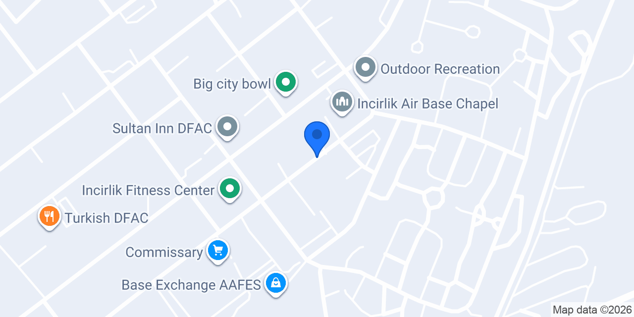 Embry-Riddle Aeronautical University - Incirlik konumu