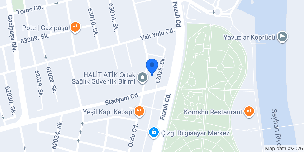 Adana Anahtarcı Sedat konumu