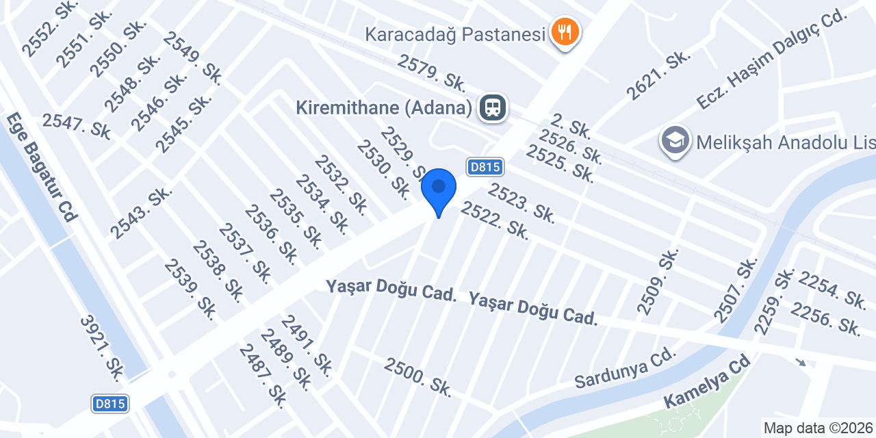 Bay badem konumu