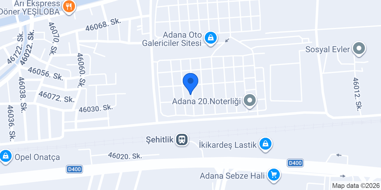Ateş Otomotiv konumu