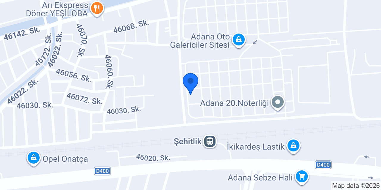 Seçkin Auto Adana konumu