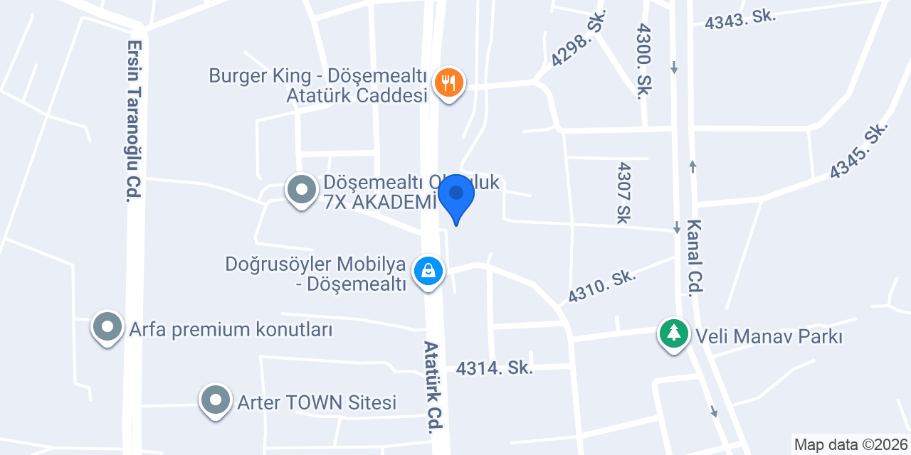 Profex Auto Service Döşemealtı konumu