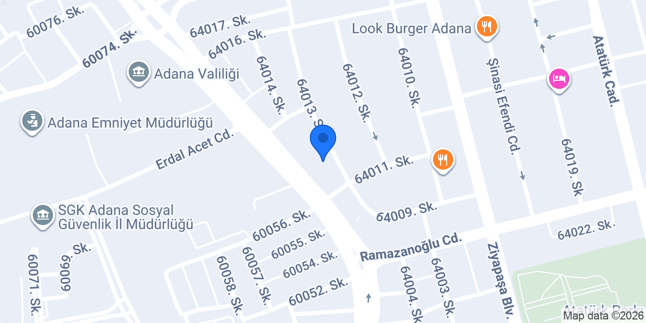 Aras Kargo Mücahitler Şubesi konumu