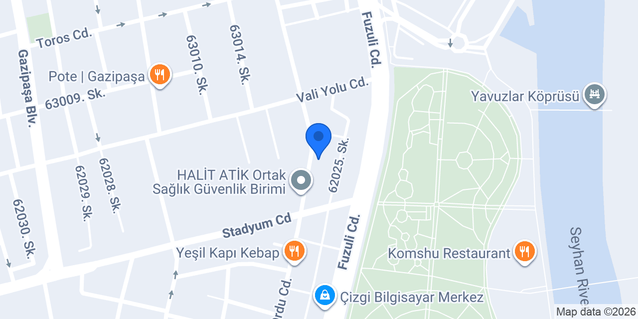 Adios Döner konumu