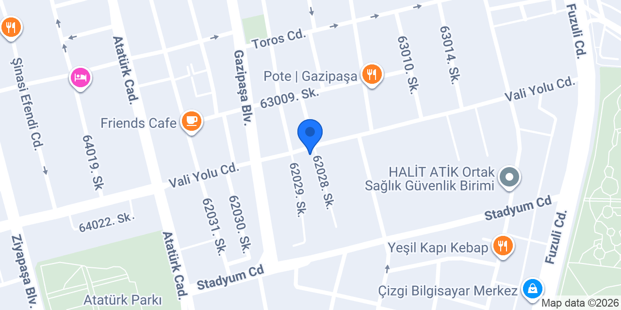 Kardeşler Ekspree konumu