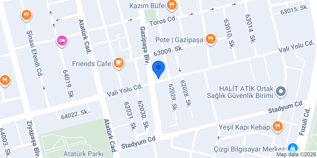 KBB İŞİTME CİHAZLARI konumu
