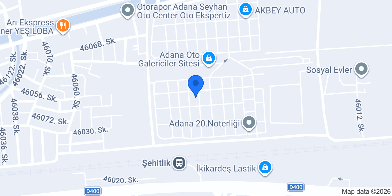 Acar Auto konumu