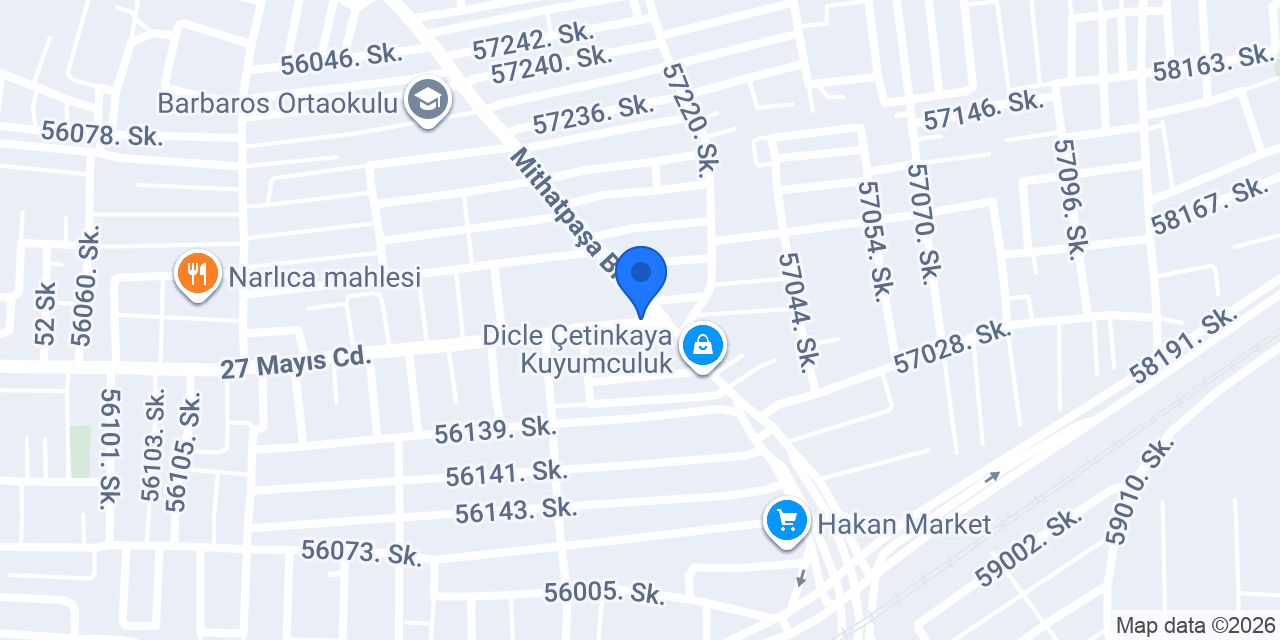 Narlıca Aile Sağlığı Merkez konumu