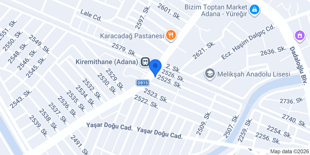 Yüreğir Optik konumu