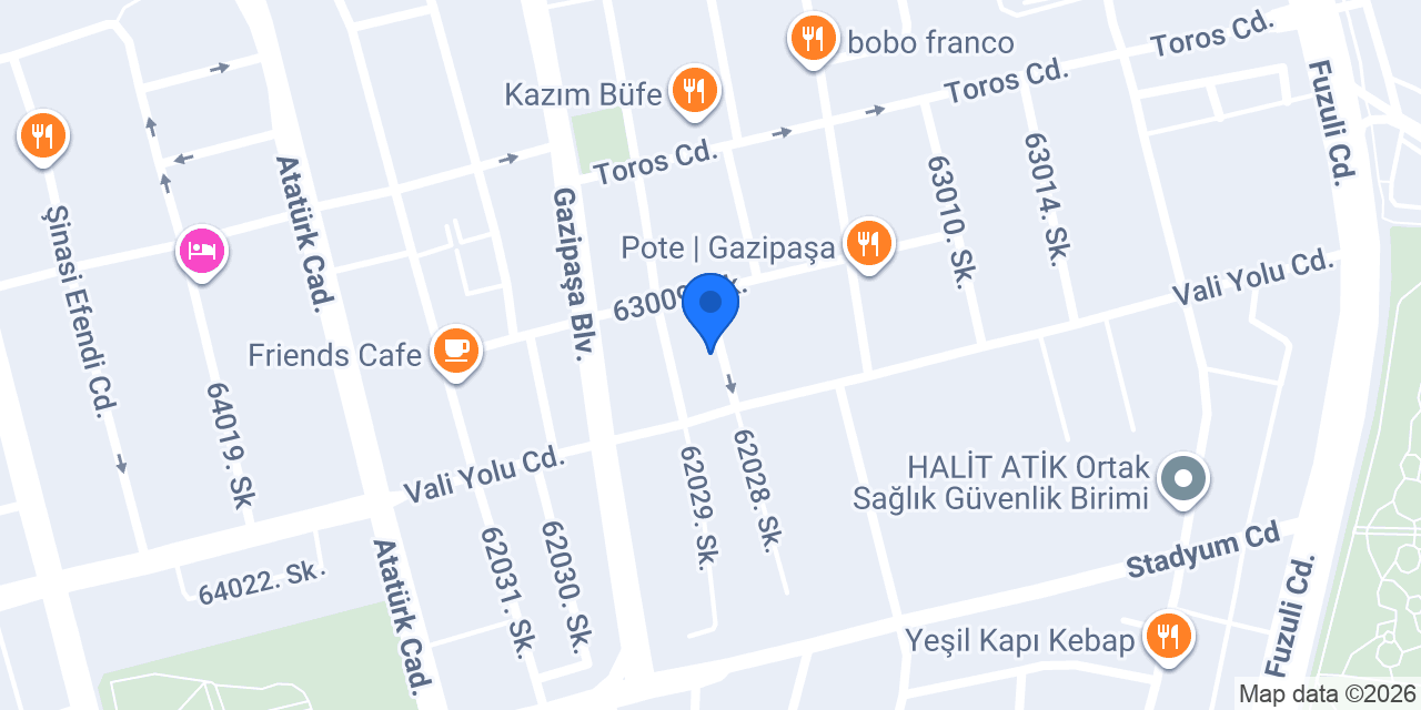 Gazipaşa Terzi konumu