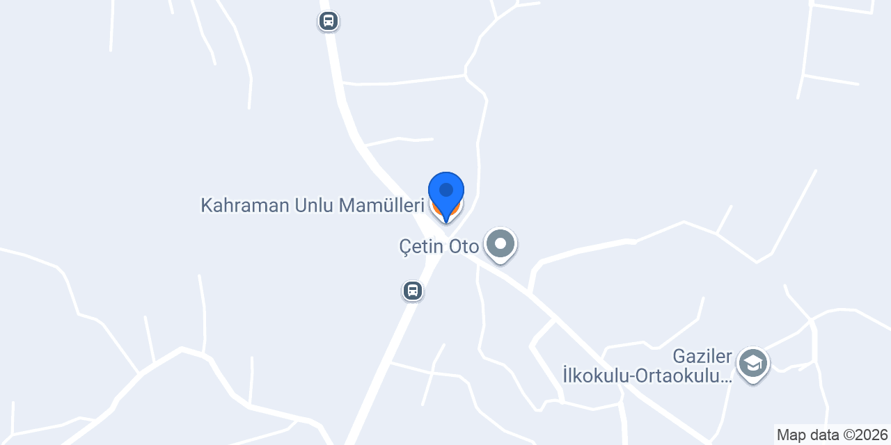 Kahraman Unlu Mamülleri konumu