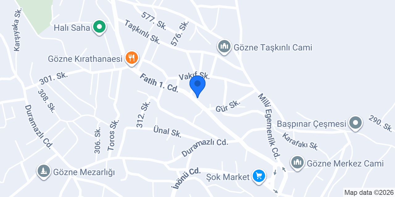 Zengin Fırını konumu