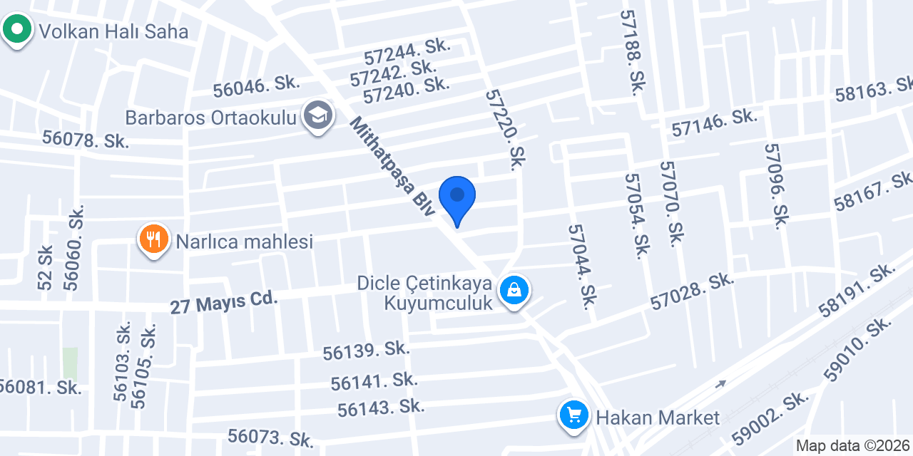 İsmet Baklavacı konumu