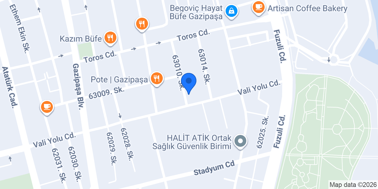 Rutin Adana konumu