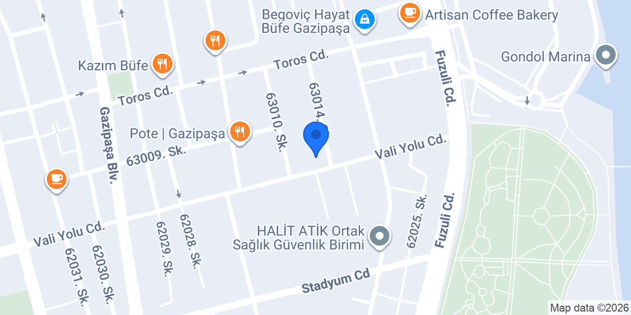 Resif Balık Adana konumu