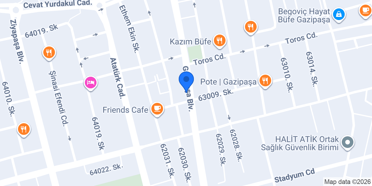 Binbir Çesit Tuhafiye konumu