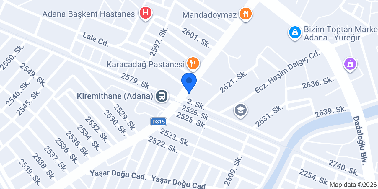 DHL eCommerce - Dadaloğlu Şubesi konumu