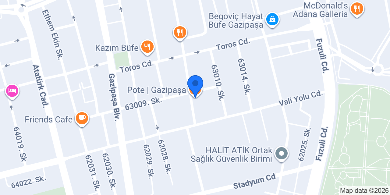 Pote | Gazipaşa konumu