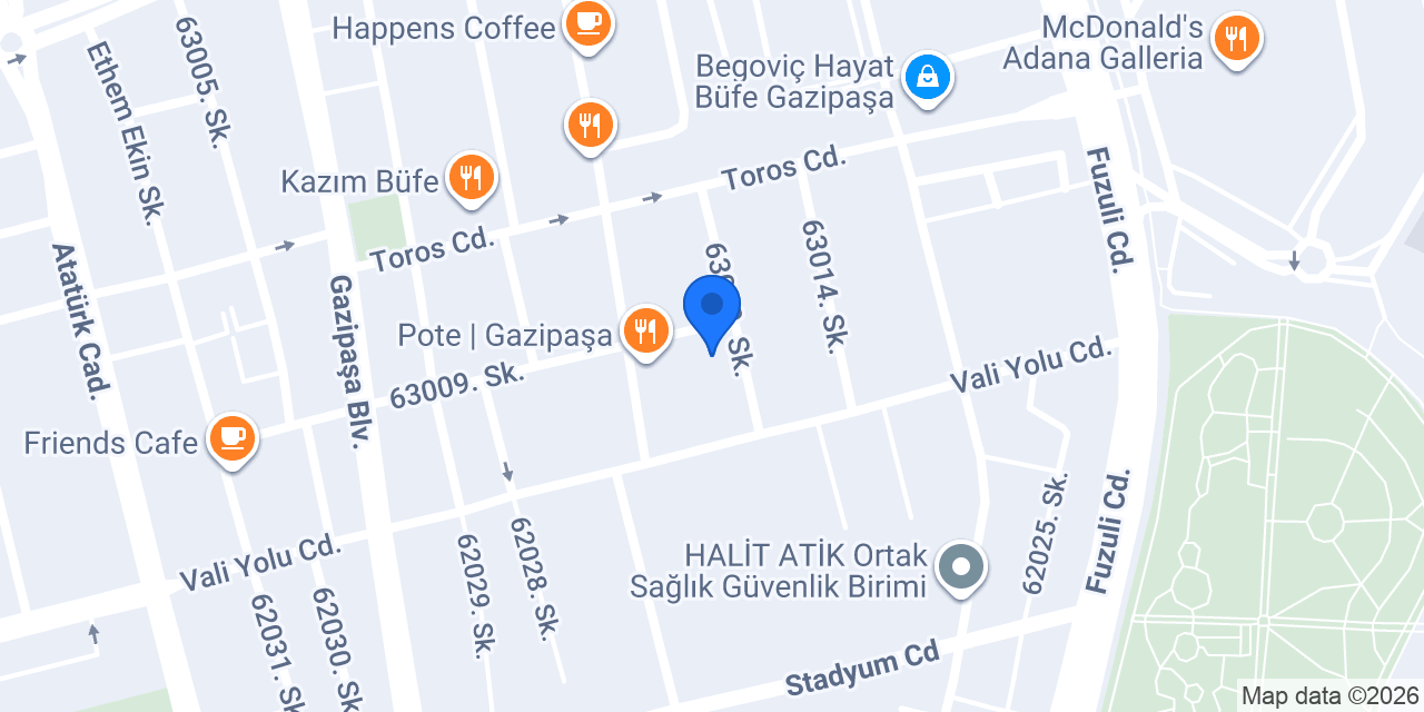 Terzi Gül konumu