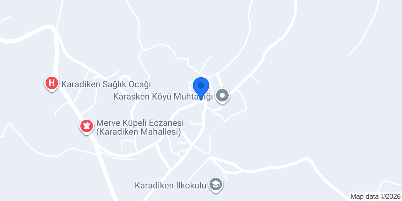 Karadiken Aile Sağlığı Merkezi konumu