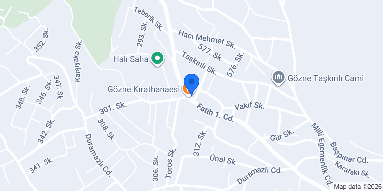 Sucu Halil Gözne konumu