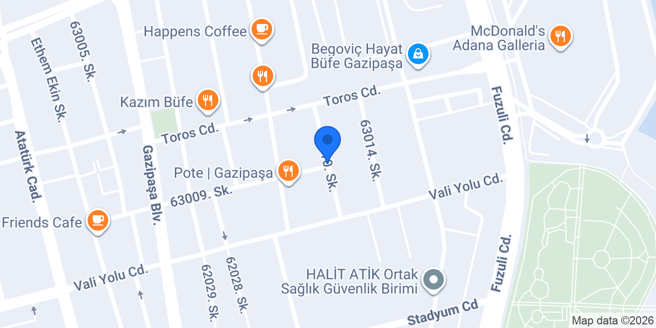HAMBURGERCİ MÜKERREM konumu