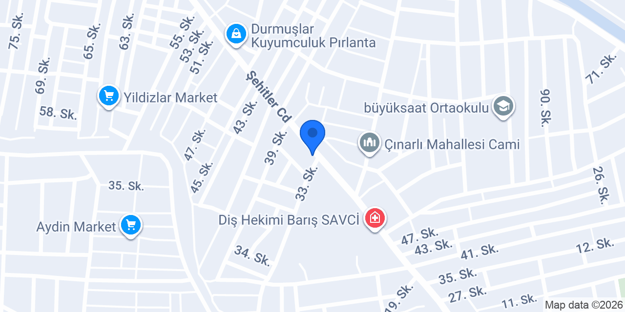 Ergaz Tüp Bayi konumu