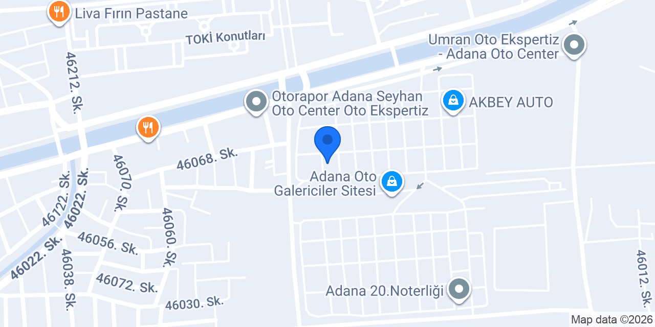 Demircan Auto konumu