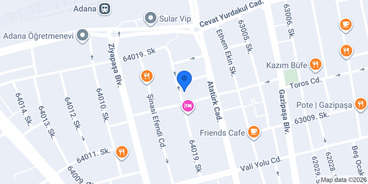 Relax Sağlıklı Yaşam Merkezi konumu
