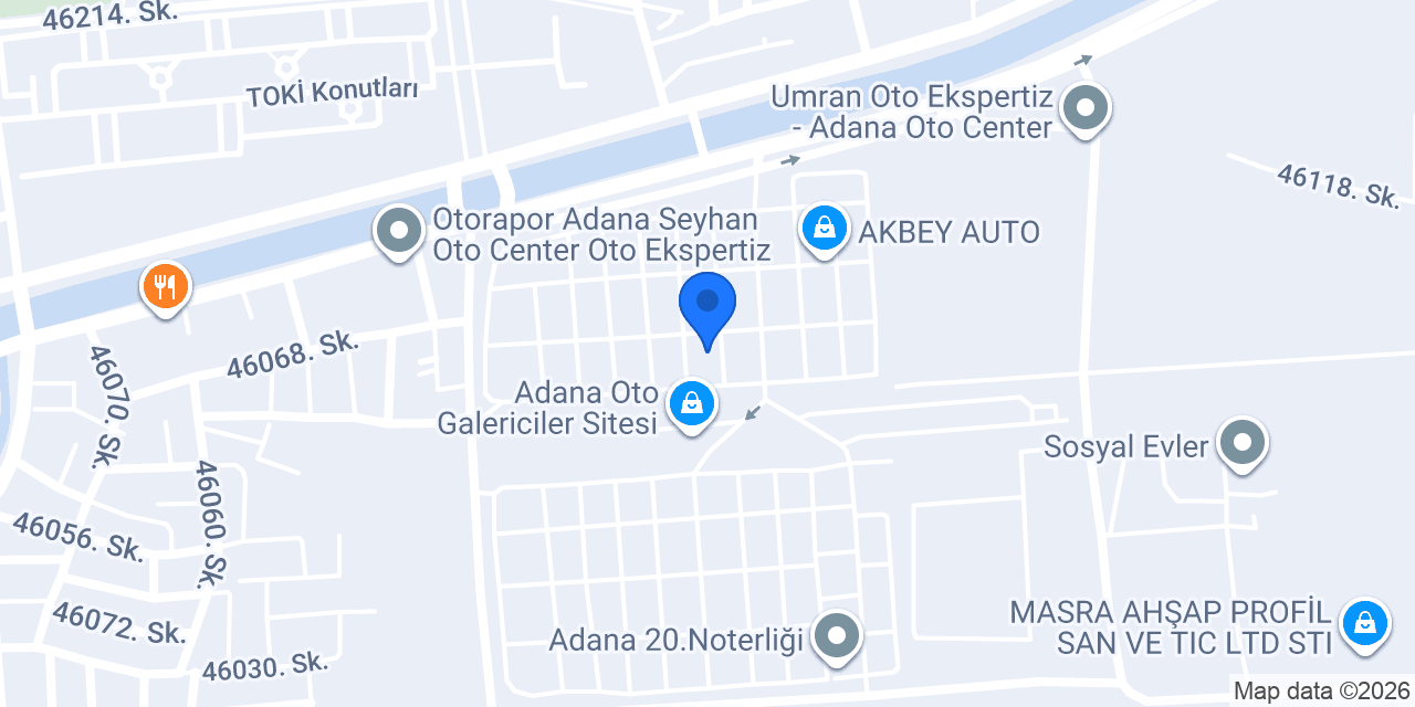 Selam Oto konumu