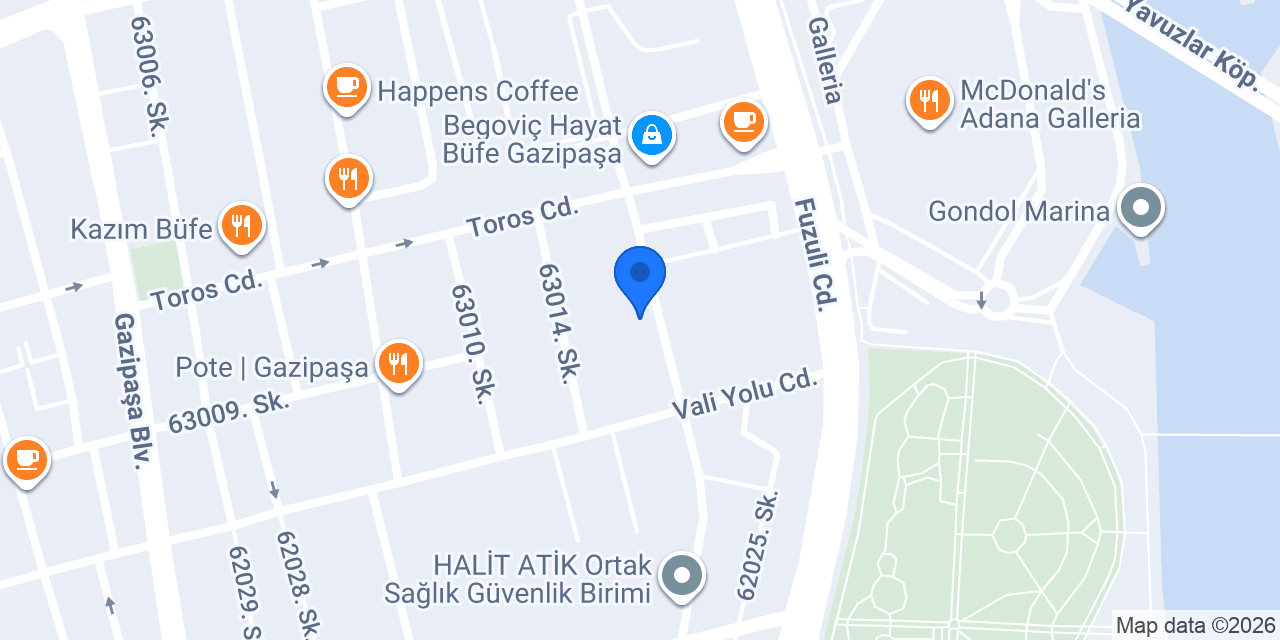 Adora Veteriner Kliniği konumu