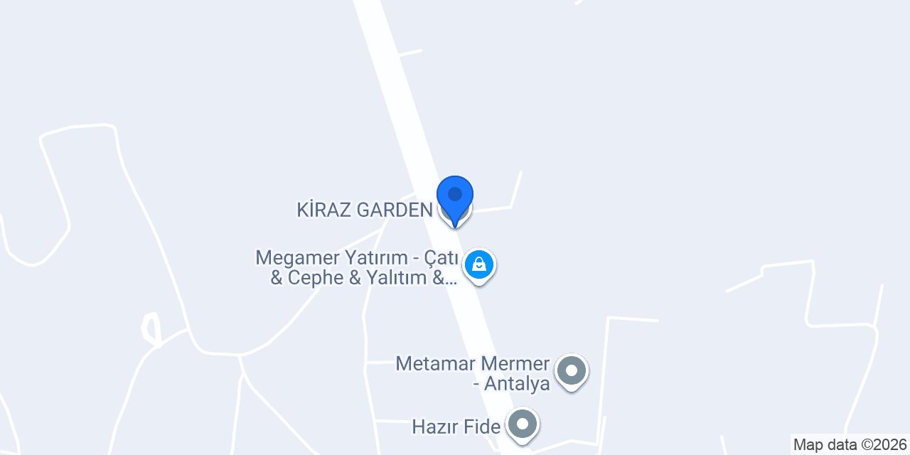 KİRAZ GARDEN konumu
