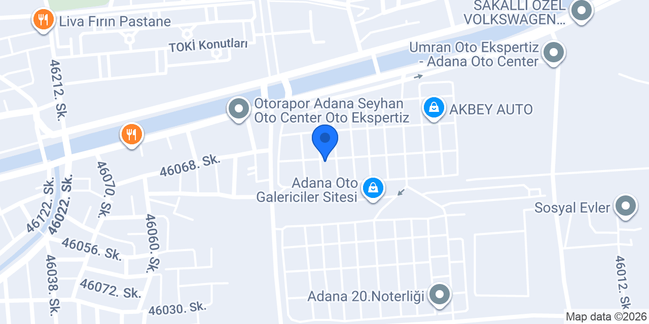 Daş Oto konumu