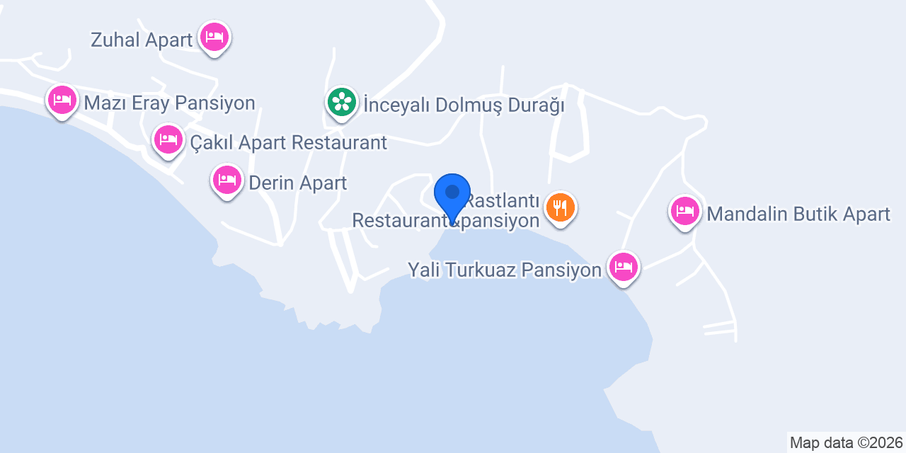 Mazı Melisa Pansiyon Restaurant konumu