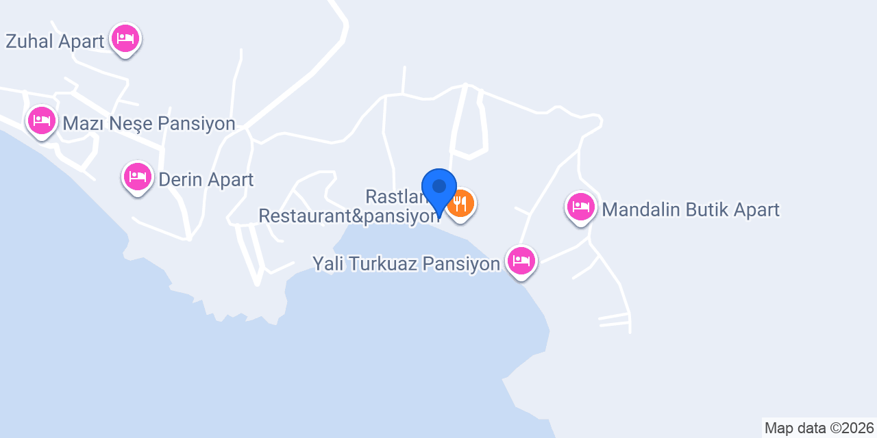Inceyalı Pansiyon and Restaurant konumu