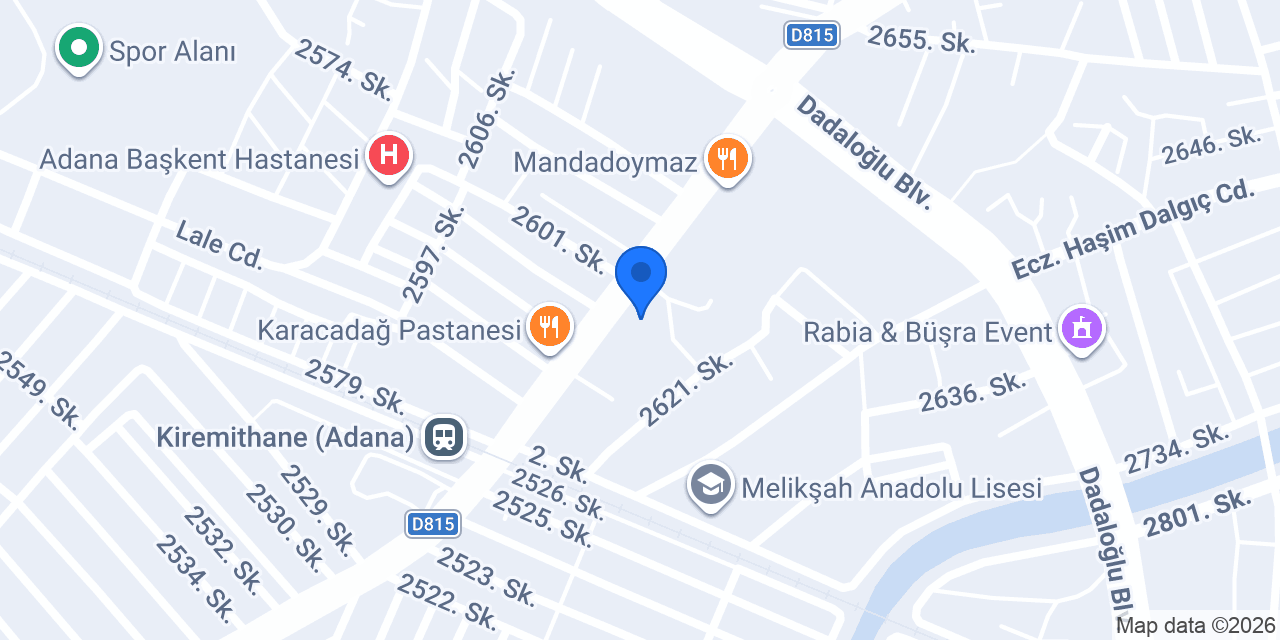 Katılımevim Adana Yüreğir Şube konumu