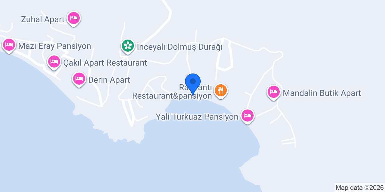 Taş Pansiyon - tasturizm konumu