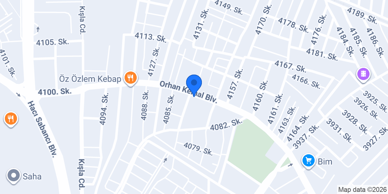 Yücel Mobilya konumu