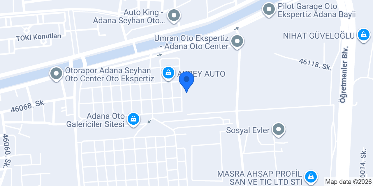 Sevgi Otomotiv konumu