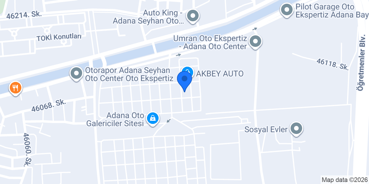 Doğucu Otomotiv konumu