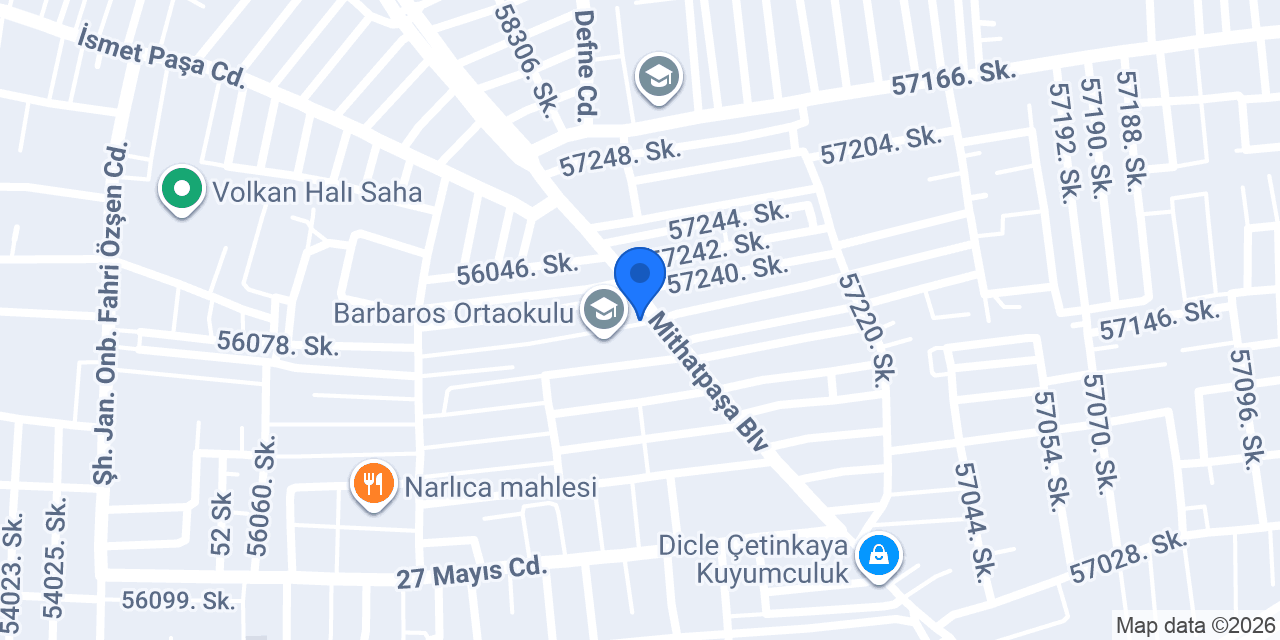 YARDIMCI ELEKTRİK konumu