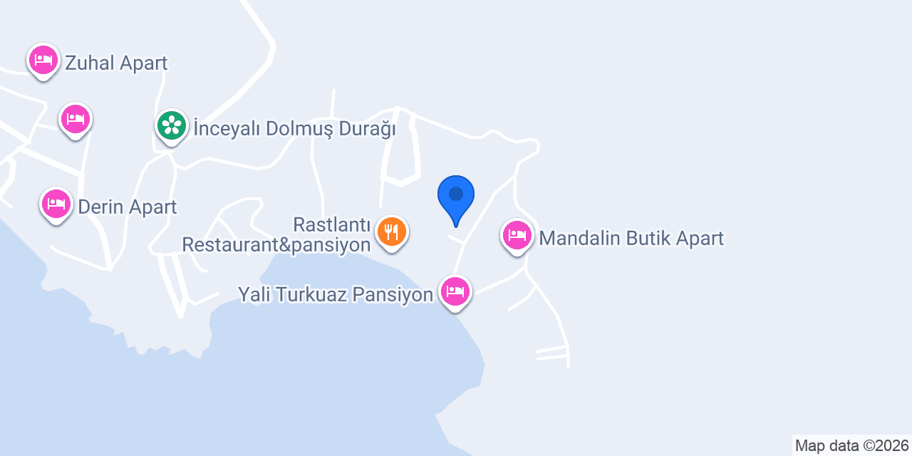 Denizhan Pansiyon konumu