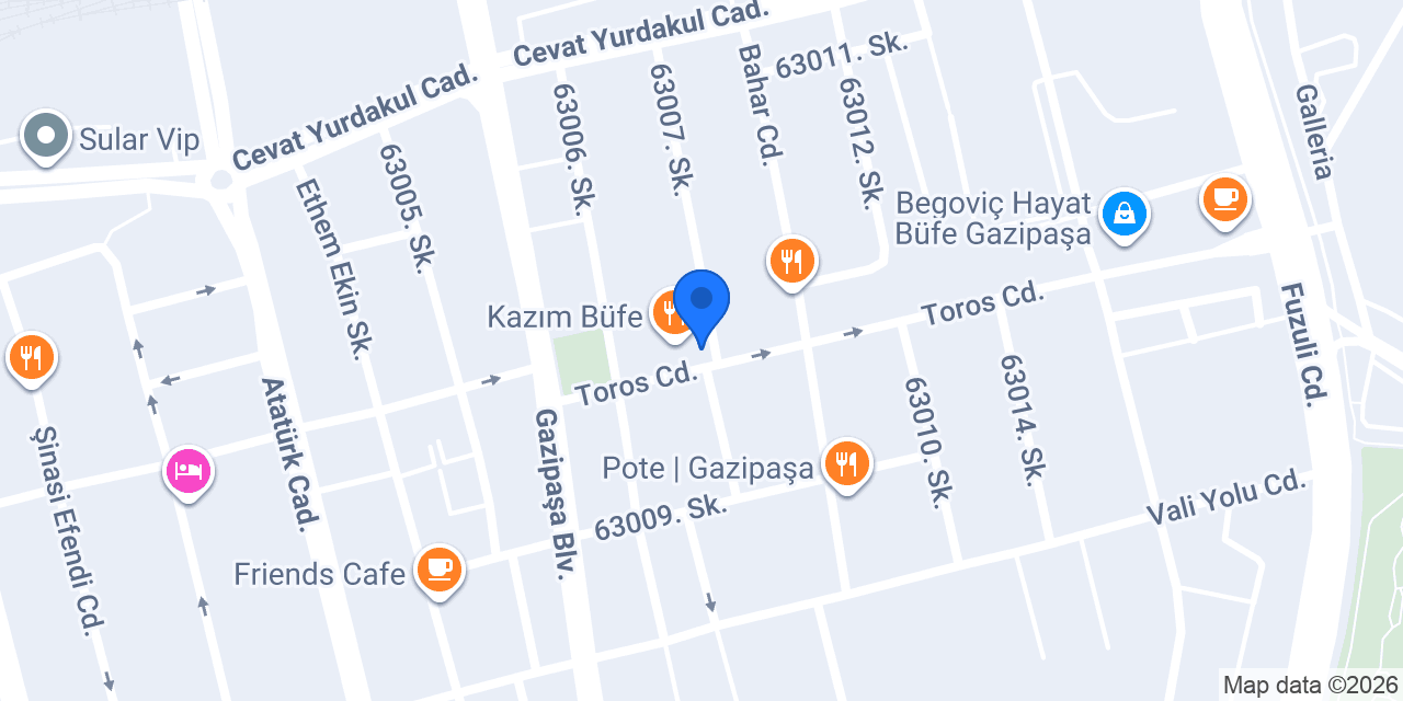 Davut Air Uçuş Okulu konumu