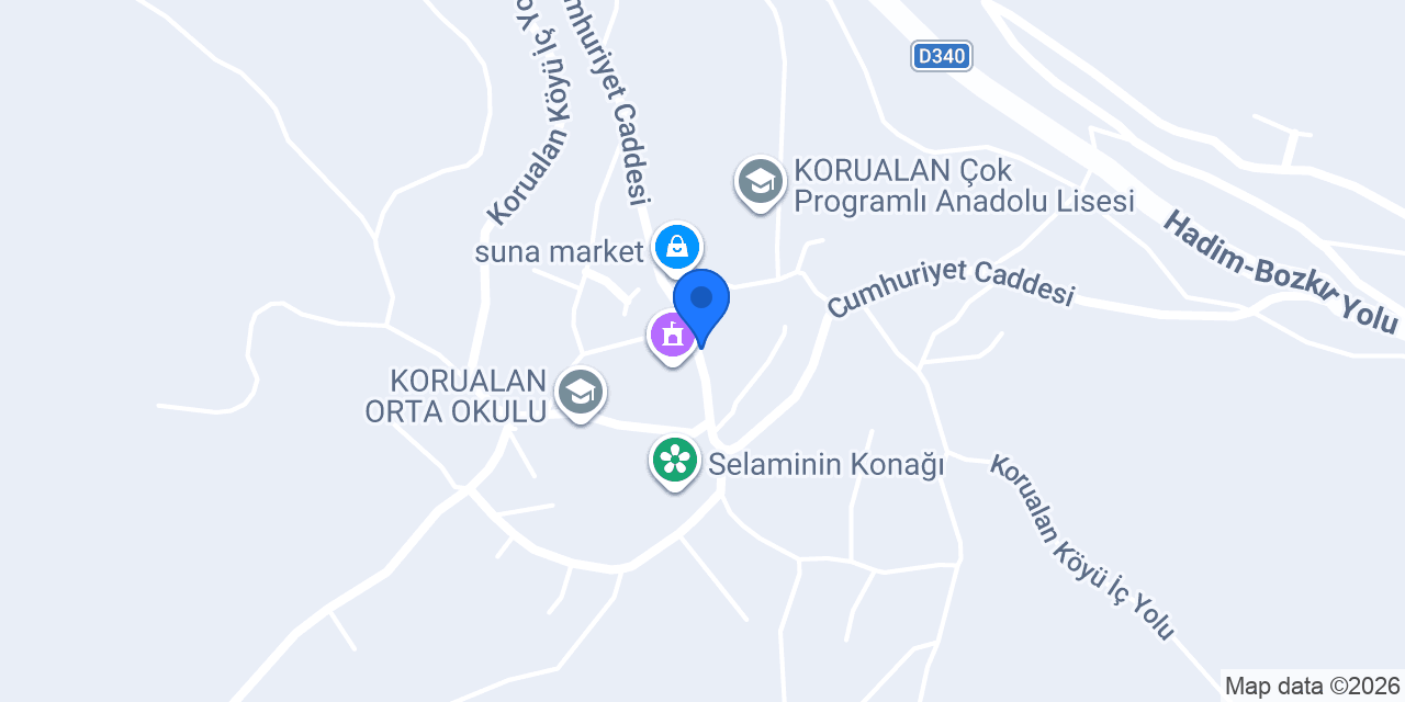 Yörükoğlu Hırdavat ve Nalbur konumu
