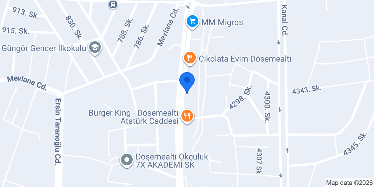 Faruk Güllü | Antalya - Döşemealtı Şubesi konumu