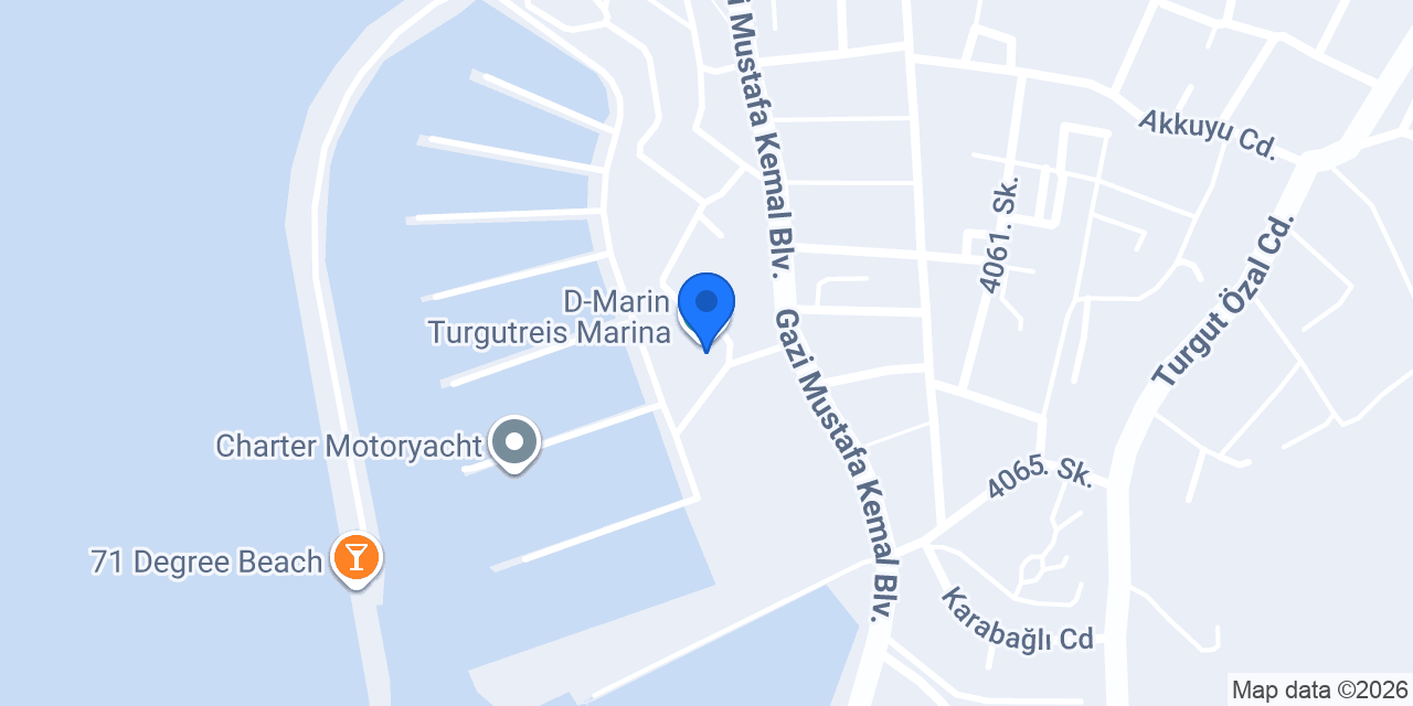 Kahve Dünyası - Turgutreis Marina konumu